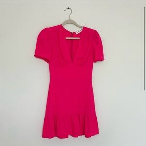 Amanda Uprichard Fuchsia Mini Dress